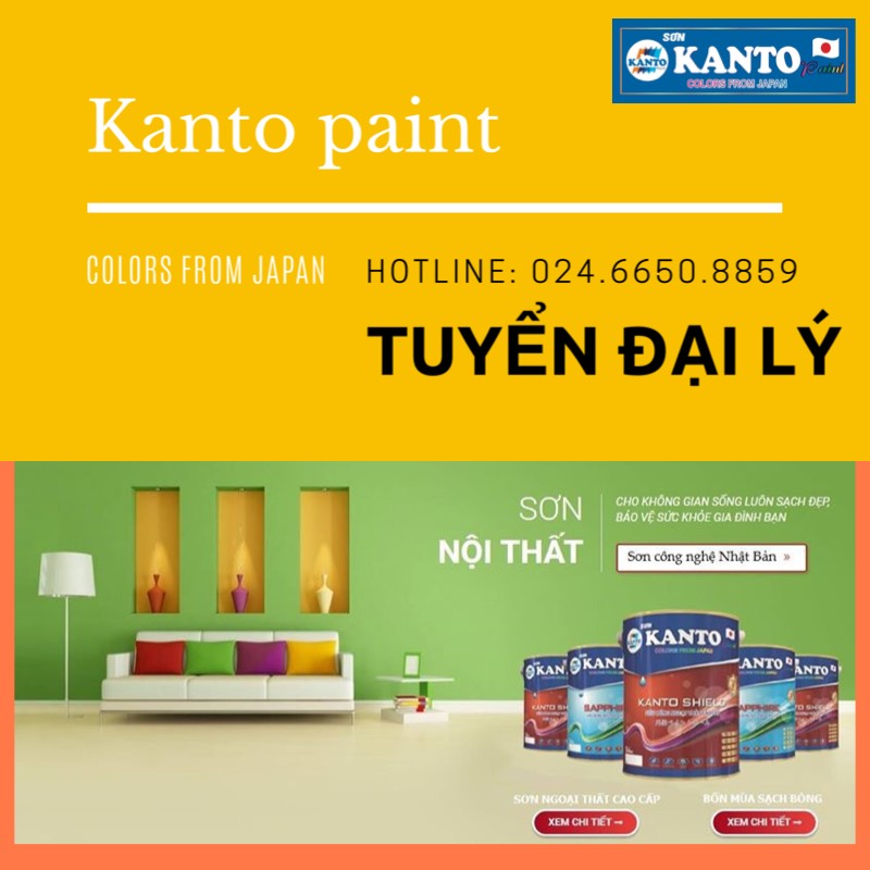 Tư vấn mở đại lý sơn Kanto